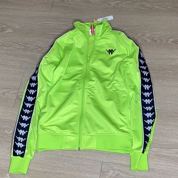 Slim fit slime green zip up - Picture 1 of 2